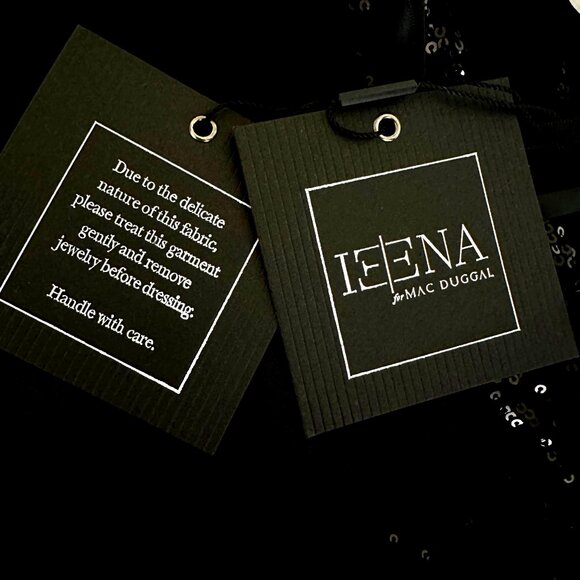 Mac Duggal Sequin Bodice Halter Wide Leg Formal Jumpsuit Open Back Size 6 NWT - Picture 8 of 13